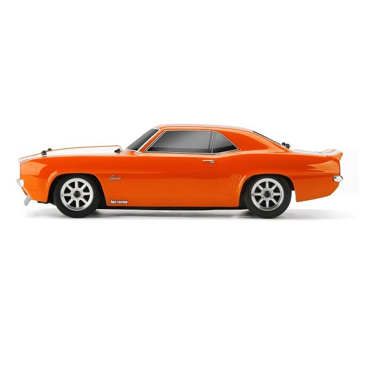 Carrocería HPI Chevrolet Camaro Z28 1969 200mm – Pintada y Decorada Lista para Montar