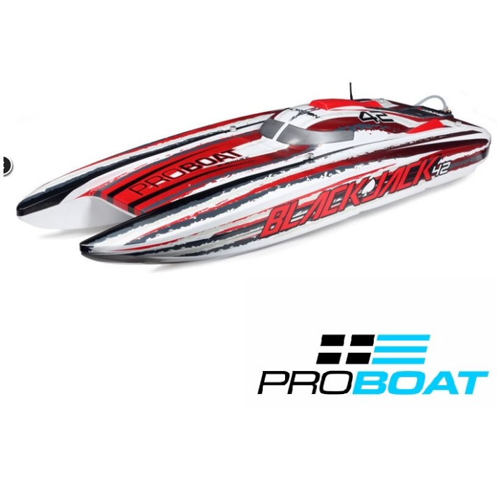 ProBoat Blackjack 42’’ Catamaran Brushless 8S RTR – Potencia y Velocidad RC