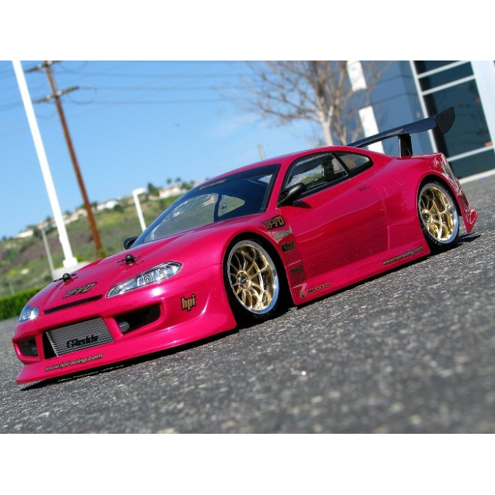 HPI Nissan Silvia S15 200mm – Carrocería Pintada y Decorada Lista para Montar