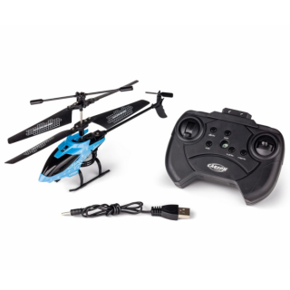 Carson Starter Tyrann 230 IR 2Ch RTF Cyan – Helicóptero RC para principiantes