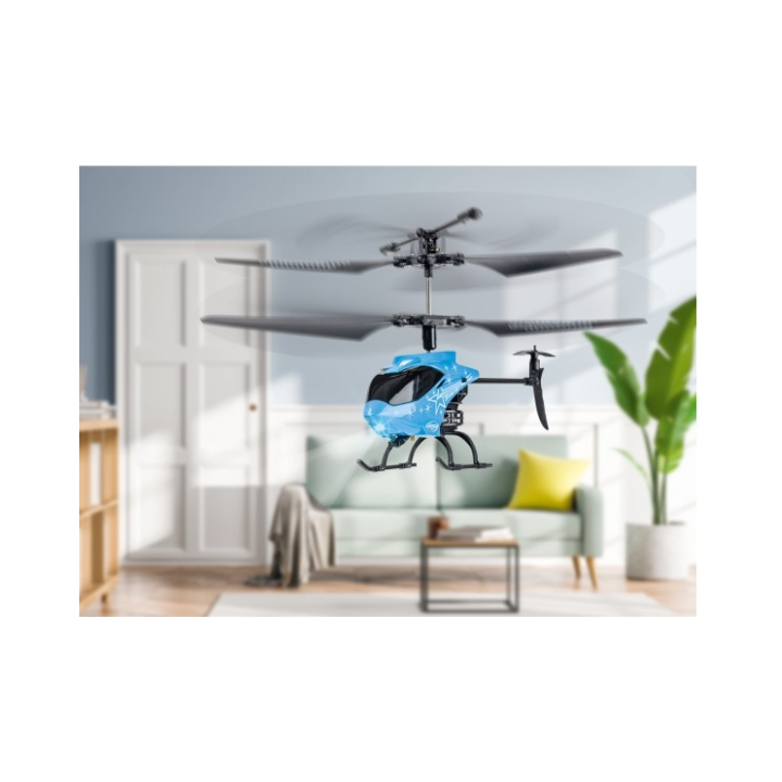 Carson Starter Tyrann 230 IR 2Ch RTF Cyan – Helicóptero RC para principiantes