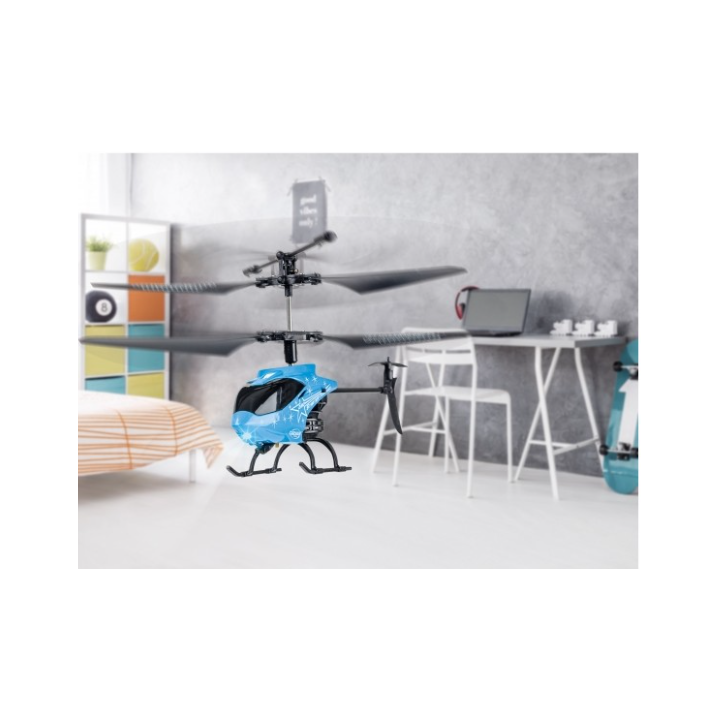 Carson Starter Tyrann 230 IR 2Ch RTF Cyan – Helicóptero RC para principiantes