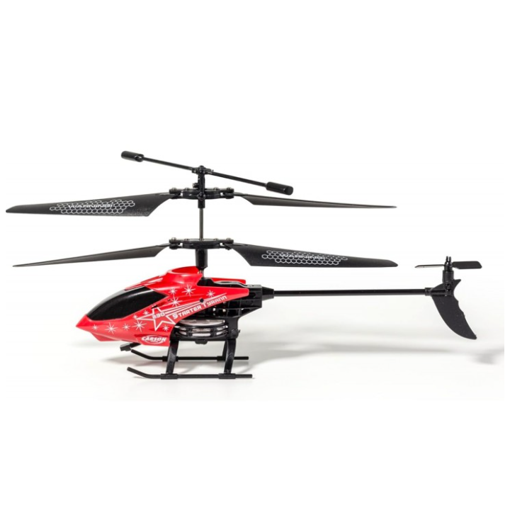 Carson Starter Tyrann 230 IR 2Ch 100% RTF Rojo – Helicóptero RC principiante