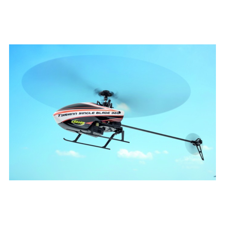 Carson Tyrann Single Blade 320 Helicóptero RC 2.4GHz 100% RTF