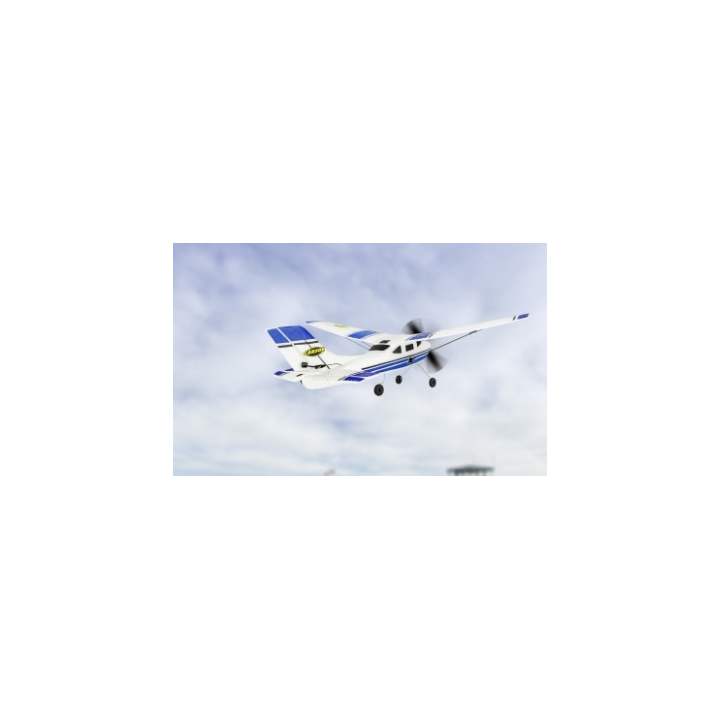 Carson RC Sports Airplane 2.4GHz 100% RTR Azul – Avión RC para principiantes