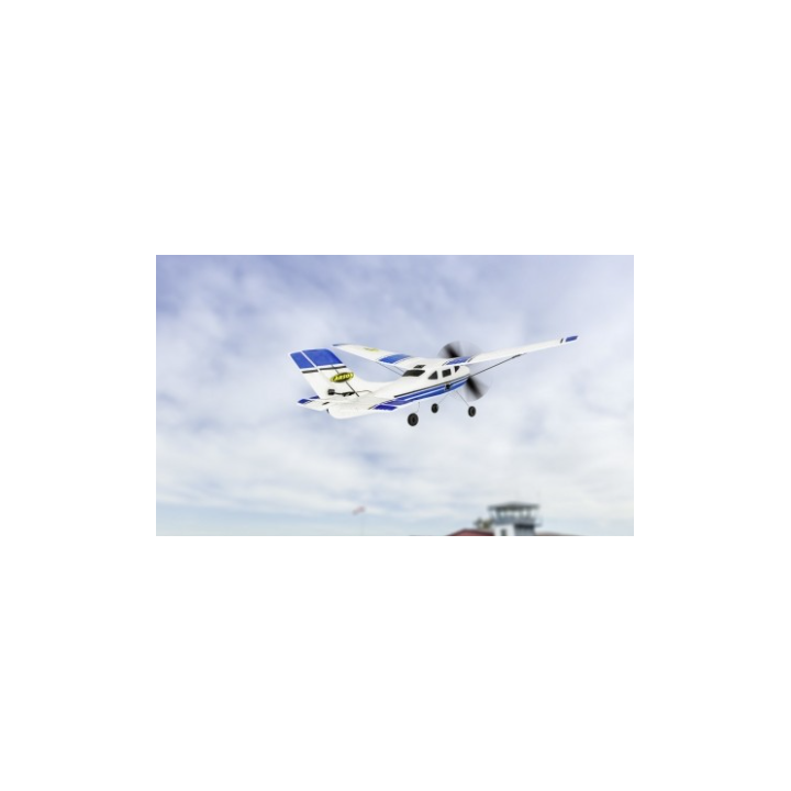 Carson RC Sports Airplane 2.4GHz 100% RTR Azul – Avión RC para principiantes