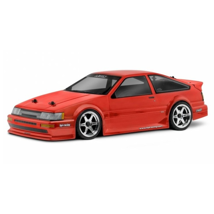 HPI Toyota Levin AE86 190mm – Carrocería RC Pintada y Decorada Lista para Montar