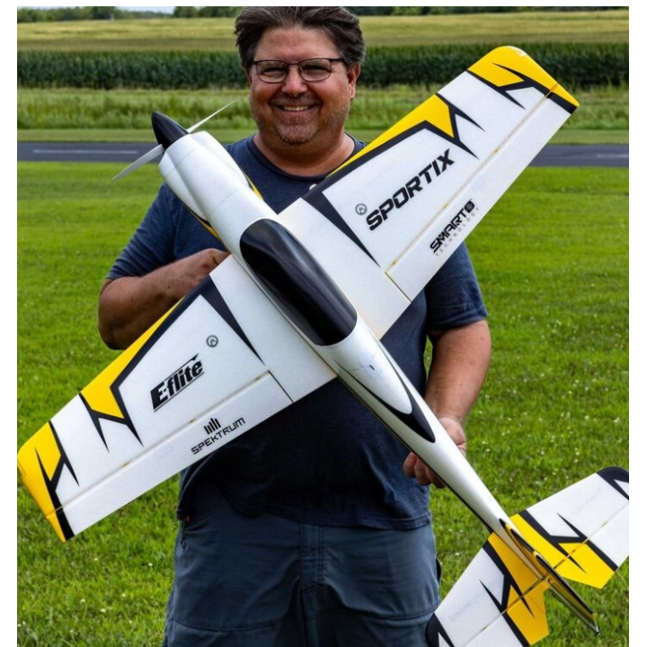 E-FLITE Sportix 1.1m BNF | Avión RC con SAFE y Spektrum