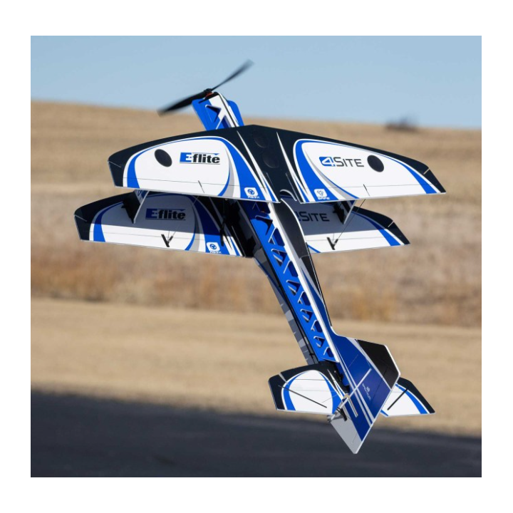 Descubre el E-FLITE 4-Site 3D FF 800mm BNF Basic: avión RC Flat Foamy para vuelo 3D, con receptor Spektrum AS3X y SAFE Select. L