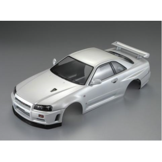 Killerbody Nissan Skyline R34 Clear Body – Carrocería RC 200mm Personalizable, Pintable y de Alta Calidad