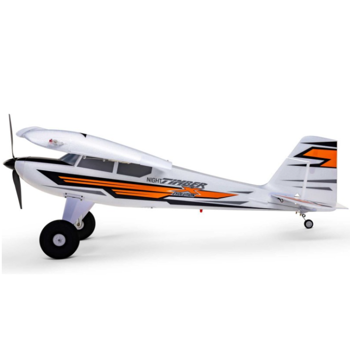 E-FLITE Night Timber X Evolution 1.2m BNF Basic | Avión RC con AS3X y SAFE Select