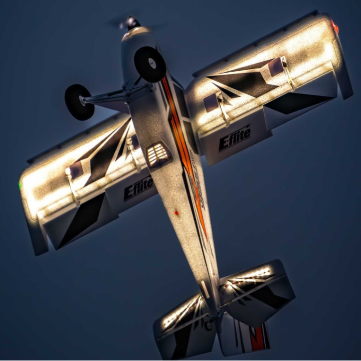 E-FLITE Night Timber X Evolution 1.2m BNF Basic | Avión RC con AS3X y SAFE Select