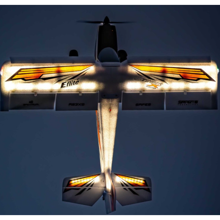 E-FLITE Night Timber X Evolution 1.2m BNF Basic | Avión RC con AS3X y SAFE Select
