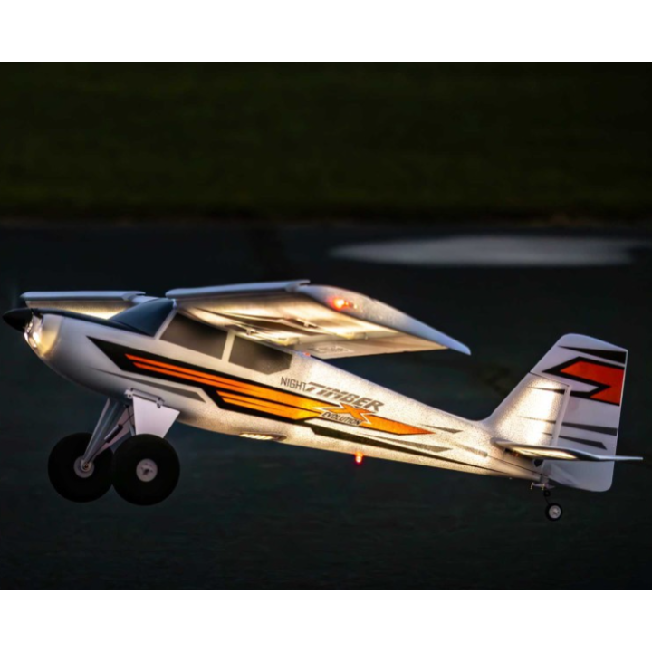 E-FLITE Night Timber X Evolution 1.2m BNF Basic | Avión RC con AS3X y SAFE Select