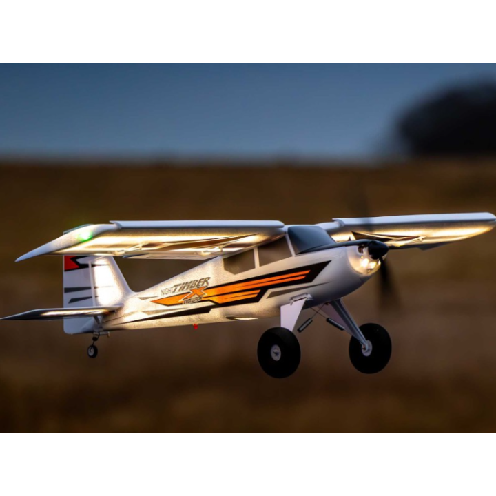 E-FLITE Night Timber X Evolution 1.2m BNF Basic | Avión RC con AS3X y SAFE Select
