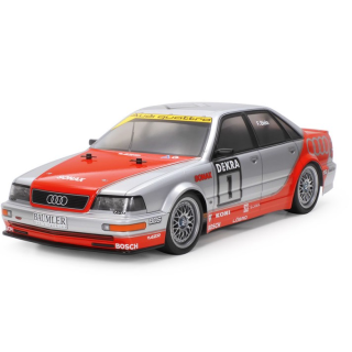 Carrocería Tamiya Audi V8 Touring 1992 1/10 – Pintada y Decorada para RC Drift y Touring