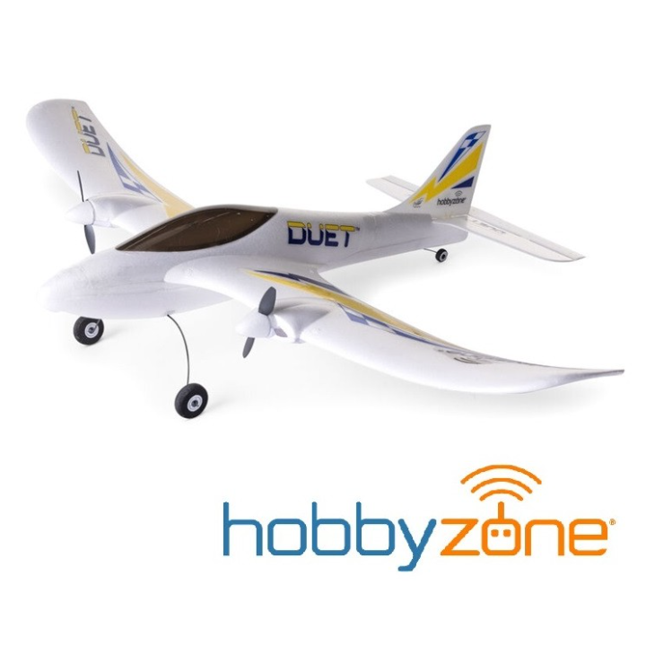 HobbyZone Duet S2 525mm RTF | Avión RC de iniciación compacto y fácil de volar