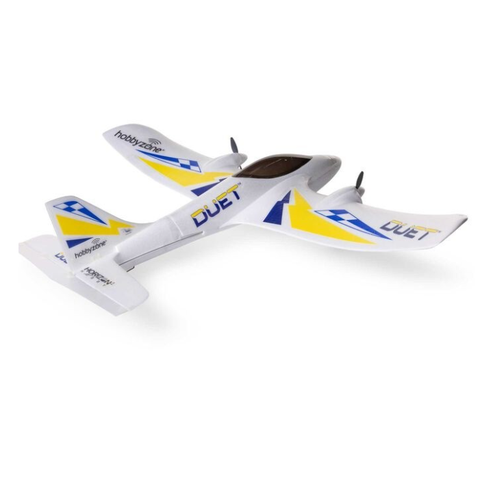 HobbyZone Duet S2 525mm RTF | Avión RC de iniciación compacto y fácil de volar