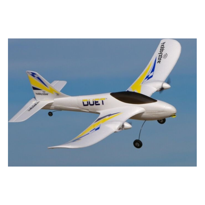 HobbyZone Duet S2 525mm RTF | Avión RC de iniciación compacto y fácil de volar