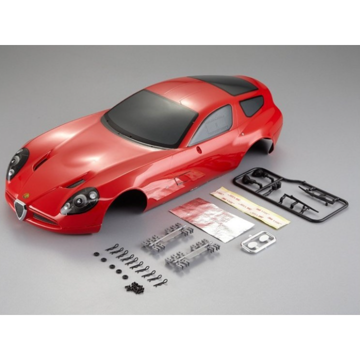 Killerbody Alfa Romeo TZ3 Corsa Body Shell Red 1/10 – Carrocería RC Montada y Lista para Usar
