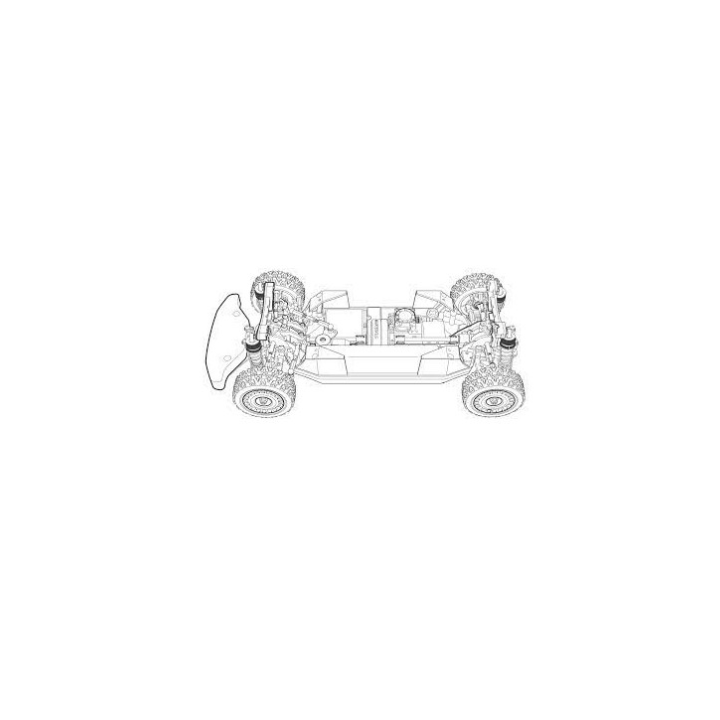 Tamiya XV-02 Pro Chassis Kit 1/10 | Chasis RC 4WD Rally y Pista | A Todo Nitro
