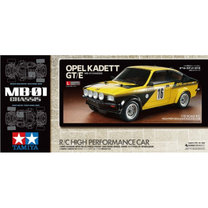 Tamiya MB-01 Opel Kadett GT/E 1/10 RC – Carrocería Pintada | A Todo Nitro