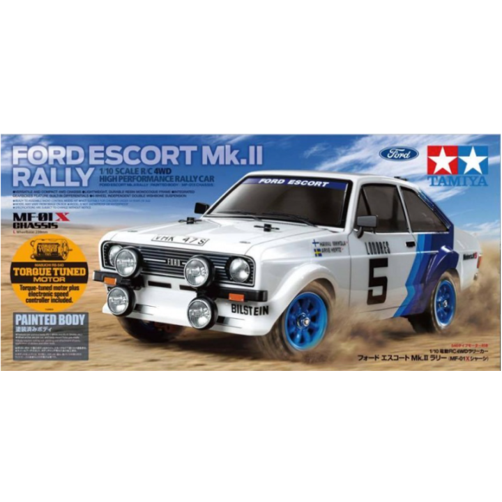 Tamiya MF-01X Ford Escort Mk.II Rally 1/10 RC – Carrocería Pintada | A Todo Nitro