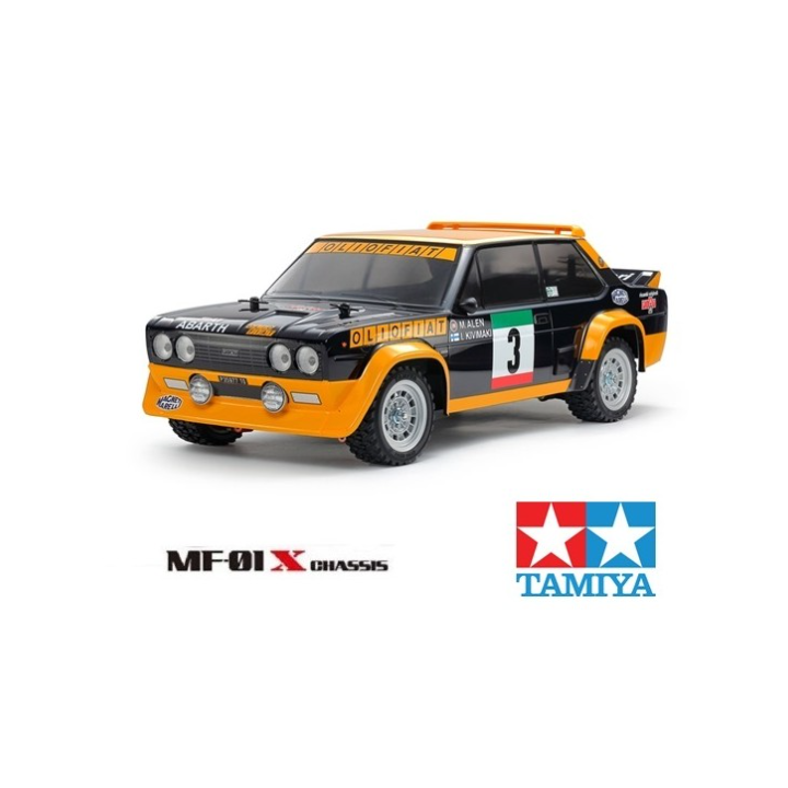 Tamiya MF-01X Fiat 131 Abarth Rally 1/10 RC – Carrocería Pintada | A Todo Nitro