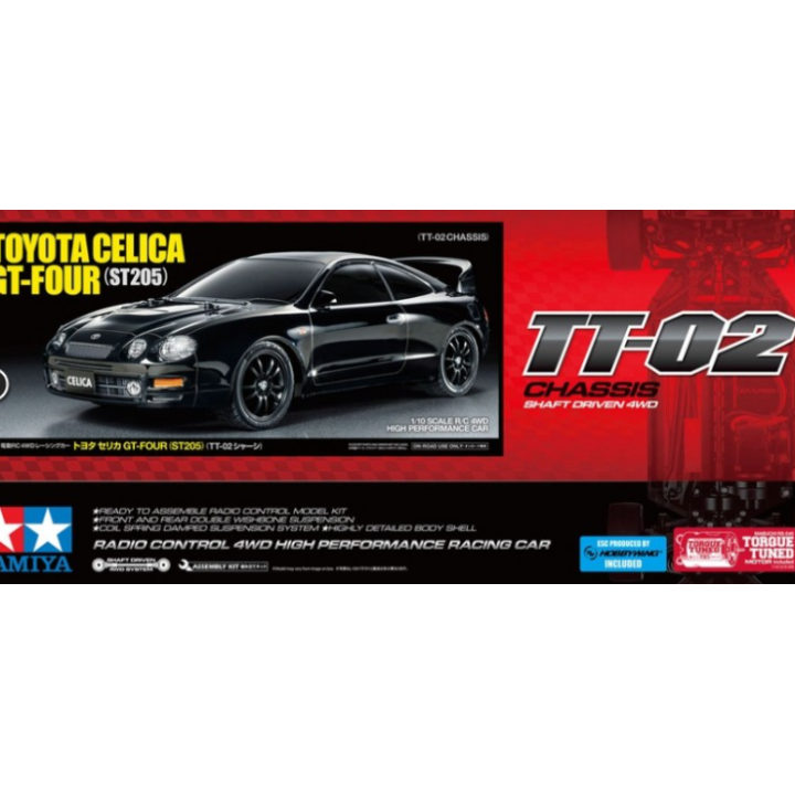 Tamiya TT-02 Toyota Celica GT-Four 1/10 RC – Chasis 4WD | A Todo Nitro