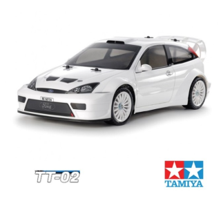 Tamiya TT-02 Ford Focus RS WRC 2003 1/10 RC Painted Body – Chasis 4WD | A Todo Nitro