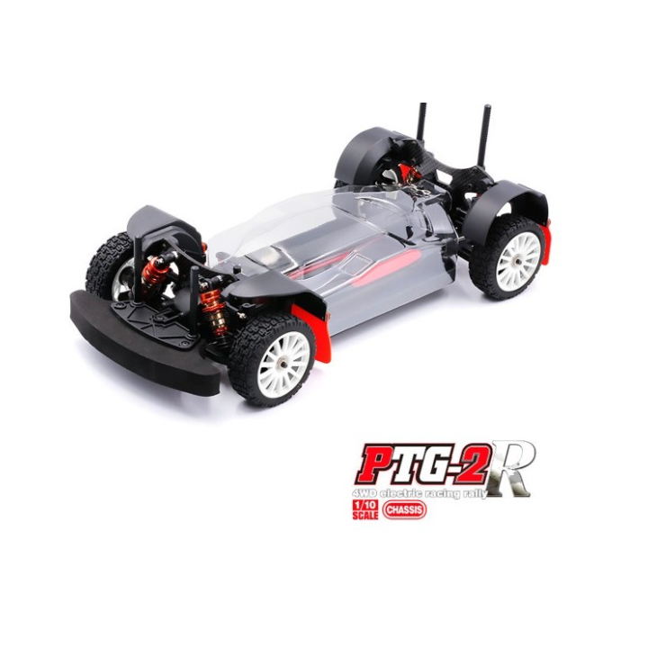 LC Racing PTG-2R 4WD Rally 1/10 | Chasis RC Kit de Competición