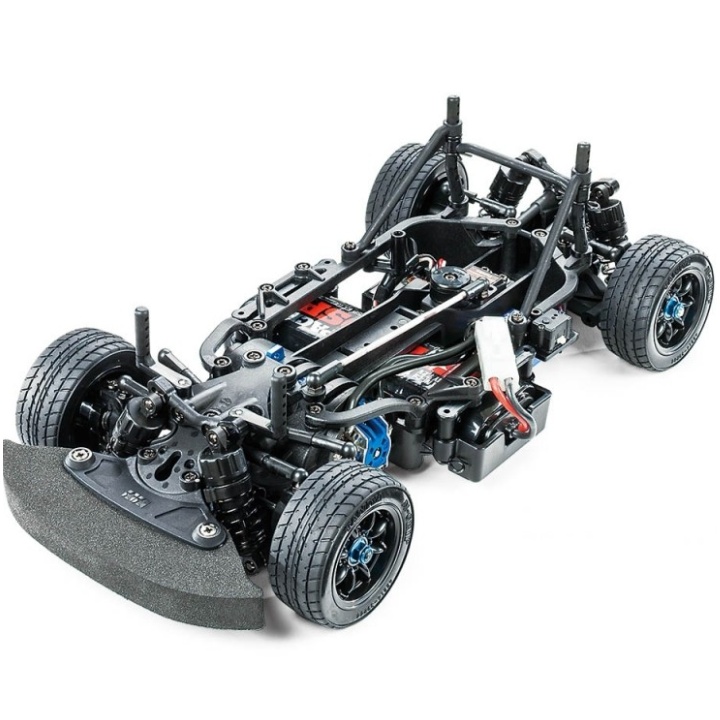 Tamiya M-07 Chassis Concept Kit: chasis RC 1/10 FWD de alto rendimiento, suspensión independiente y gran estabilidad. Ideal para