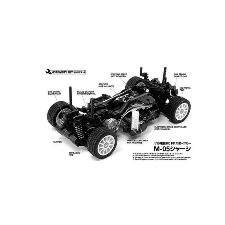 Tamiya M-05 Mazda MX-5 Miata 1/10 Chasis RC | A Todo Nitro
