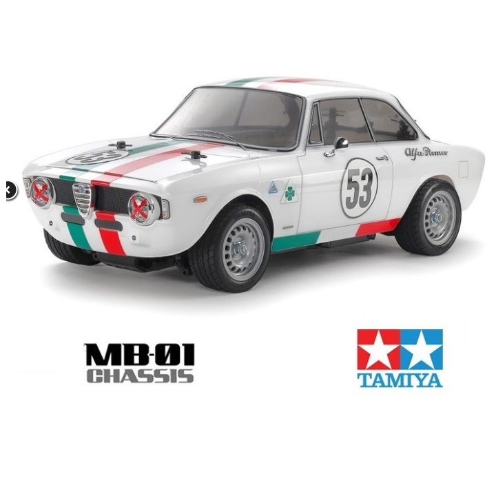 Tamiya MB-01 Alfa Romeo Giulia Sprint GTA Club Racer 1/10 RC | A Todo Nitro