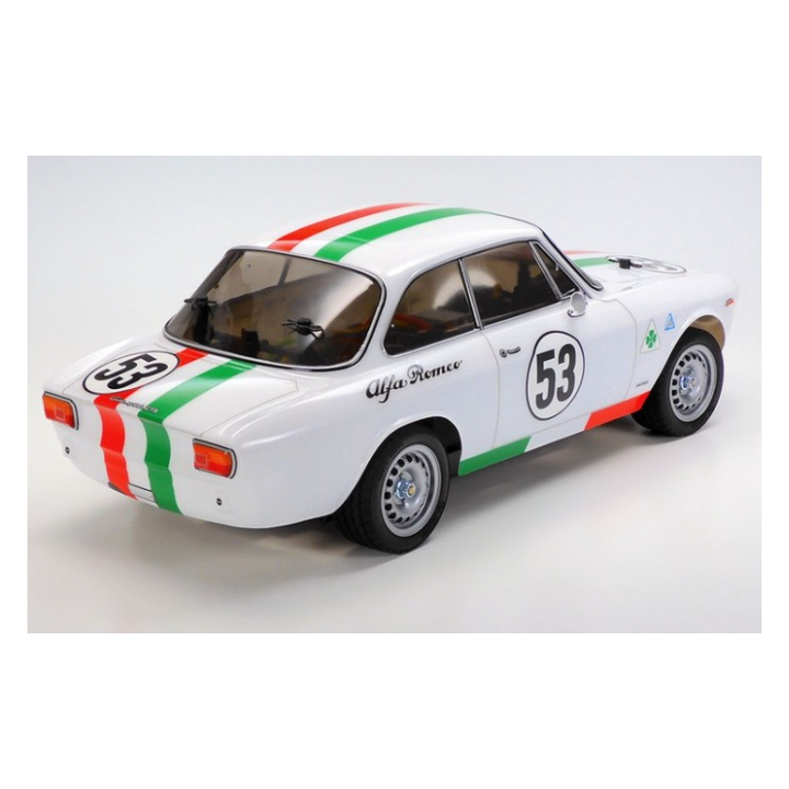 Tamiya MB-01 Alfa Romeo Giulia Sprint GTA Club Racer Painted Body 1/10 RC Kit Chasis