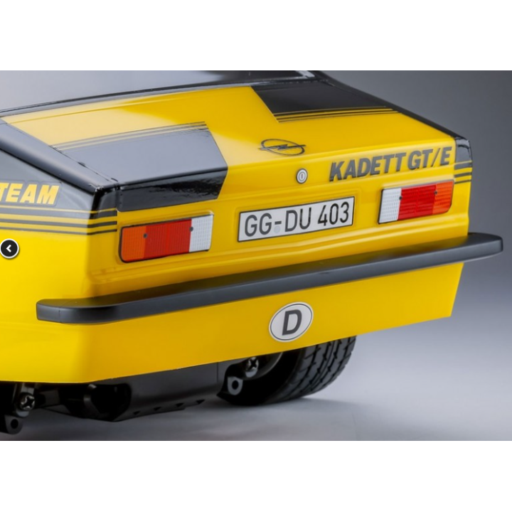 Tamiya MB-01 Opel Kadett GT/E 1/10: kit RC con carrocería clásica en policarbonato y chasis MB-01 modular. Un turismo alemán his