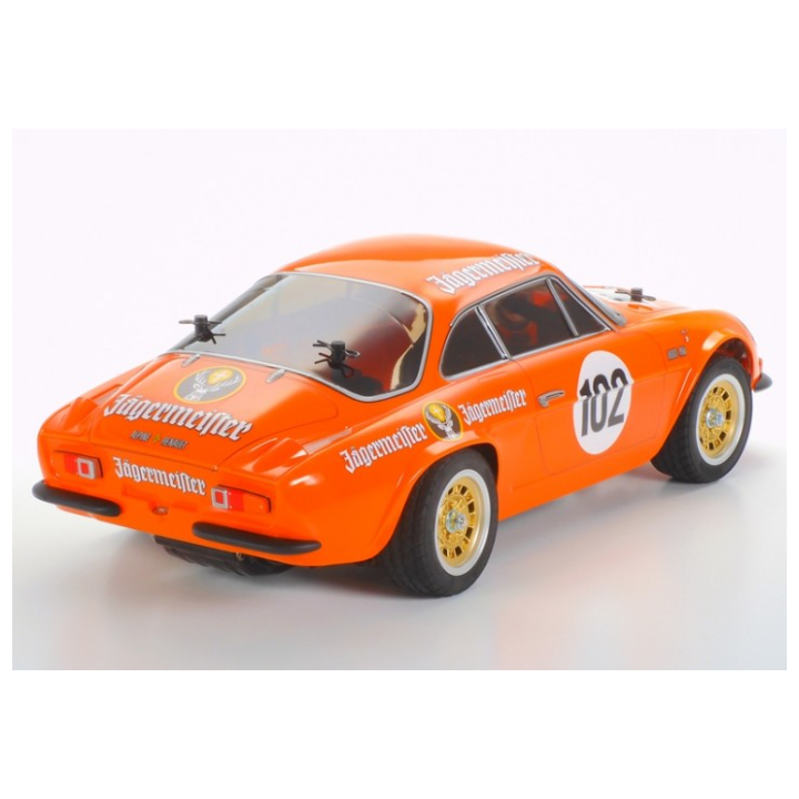 Tamiya M-06 Alpine A110 Jägermeister 1973 1/10 | Kit RC rally clásico
