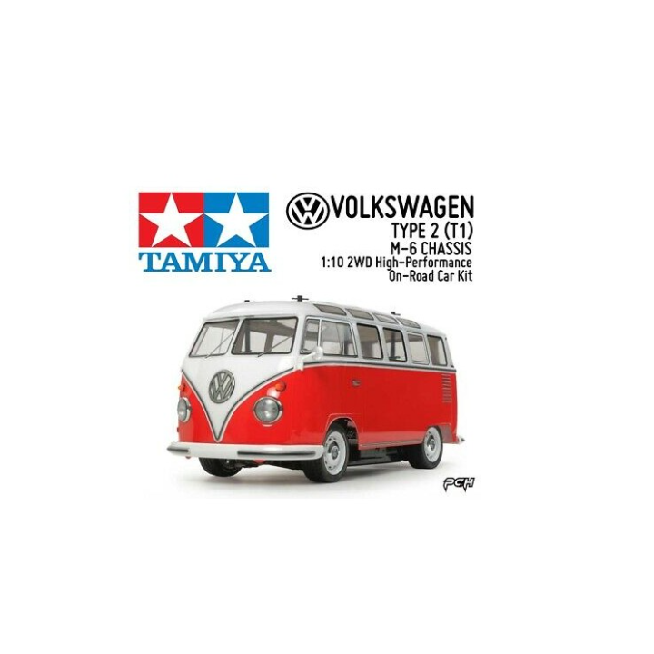 Tamiya M-06 Volkswagen Type 2 (T1) 1/10 | Kit RC clásico VW