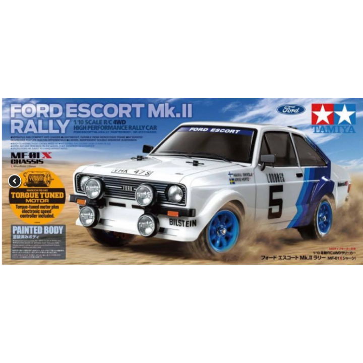 Tamiya MF-01X Ford Escort MK.II Rally 1/10 RC | Carrocería Pintada