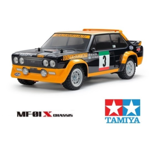 Tamiya MF-01X Fiat 131 Abarth Rally Olio Fiat 1/10 RC