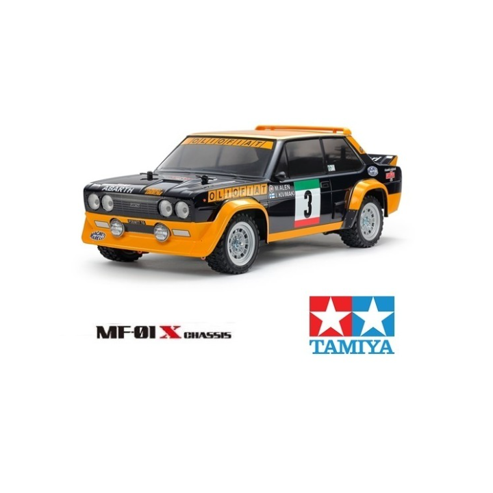 Tamiya MF-01X Fiat 131 Abarth Rally Painted Body 1/10 RC