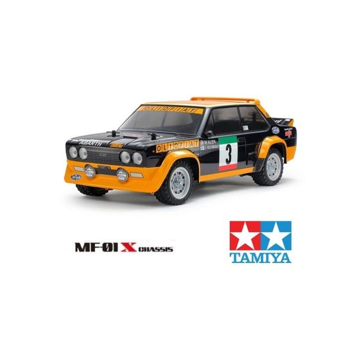 Tamiya MF-01X Fiat 131 Abarth Rally Painted Body 1/10 RC