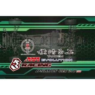 3RACING Sakura D5 MR/V2 Midship RWD | Chasis Drift RC 1/10