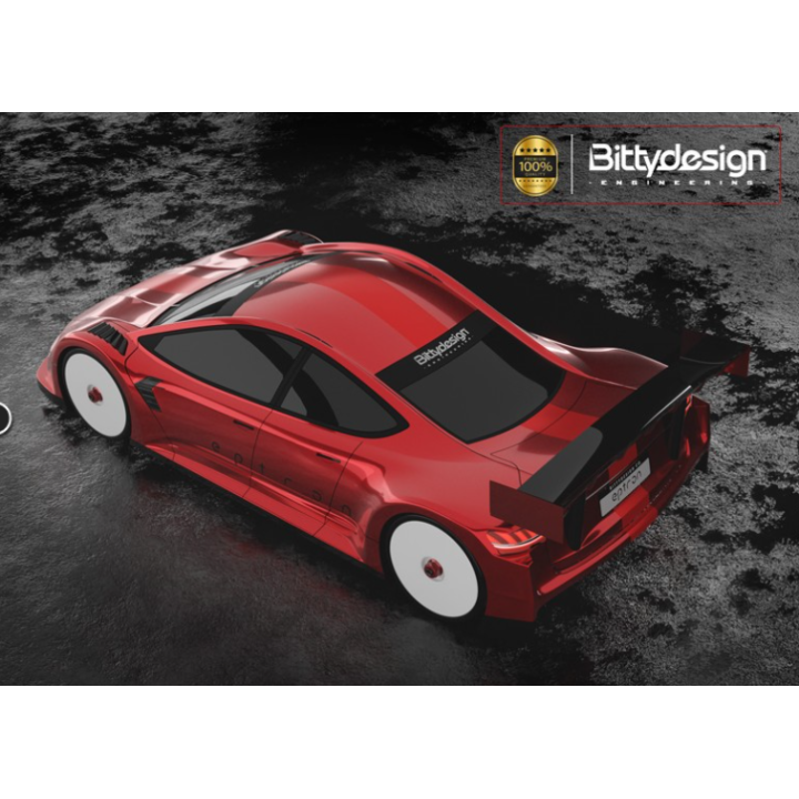 Bittydesign Eptron 1/10 TC 190mm – Carrocería RC Ligera y Aerodinámica