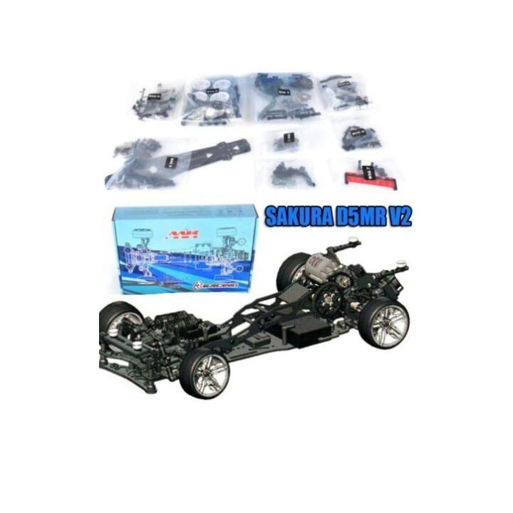 3RACING Sakura D5 MR/V2 Midship RWD | Chasis Drift RC 1/10
