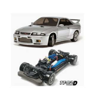 TAMIYA TT-02D Spec Nissan Skyline GT-R R33 | Coche Drift RC 1/10