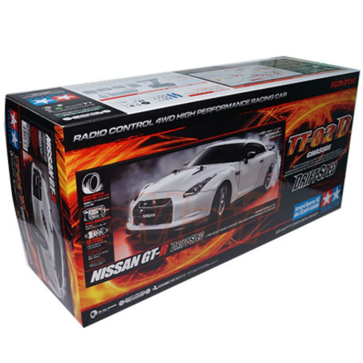 TAMIYA TT-02D Spec Nissan GT-R LED | Coche Drift RC 1/10
