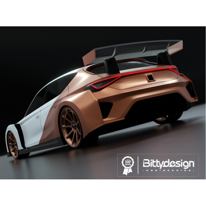 Bitty Design Hiberya 1/10 FWD – Carrocería Pintada 190mm