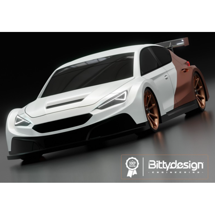 Bitty Design Hiberya 1/10 FWD – Carrocería Pintada 190mm