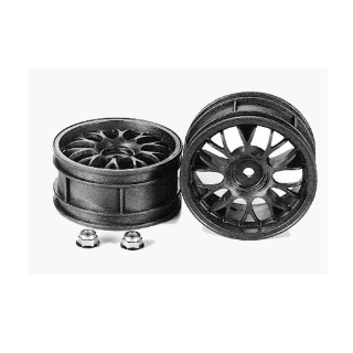 TAMIYA Reinforced One-Piece Mesh Wheels (1 Pair) – Llantas RC Reforzadas
